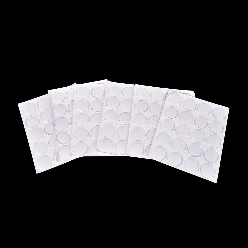 100PCS 1" Round Clear Epoxy Dome Stickers – 3D Bottle Cap Circles
