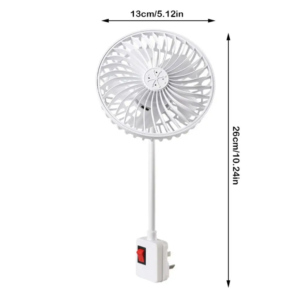 360° Rotatable Wall Socket Fan – Low Noise, Energy Saving