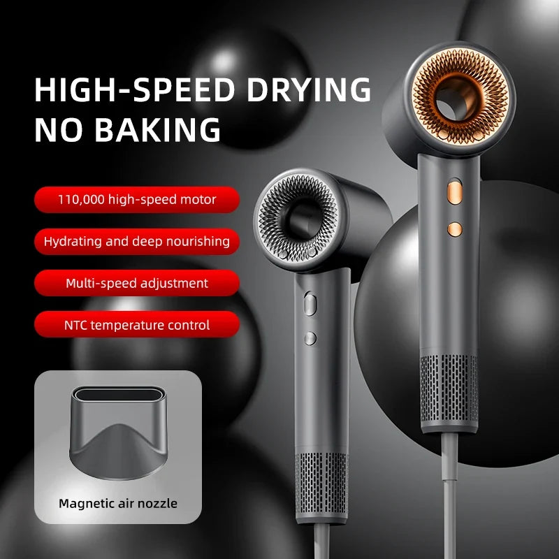 HOMEFISH Ionic High-Power Hair Dryer | Frizz-Free Drying