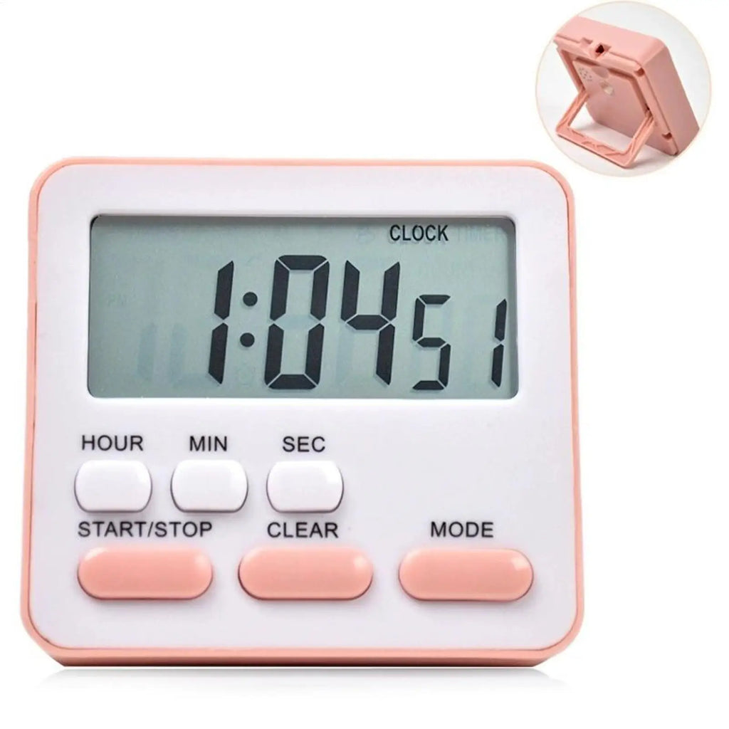 Silent Timer Small Digital Clocks Student Bedroom Study Alarm Kids