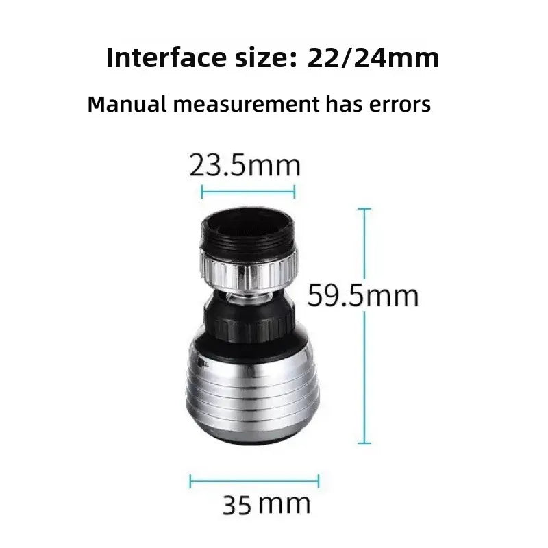 360° Rotating Faucet Nozzle – Water-Saving Filter Tap Extender