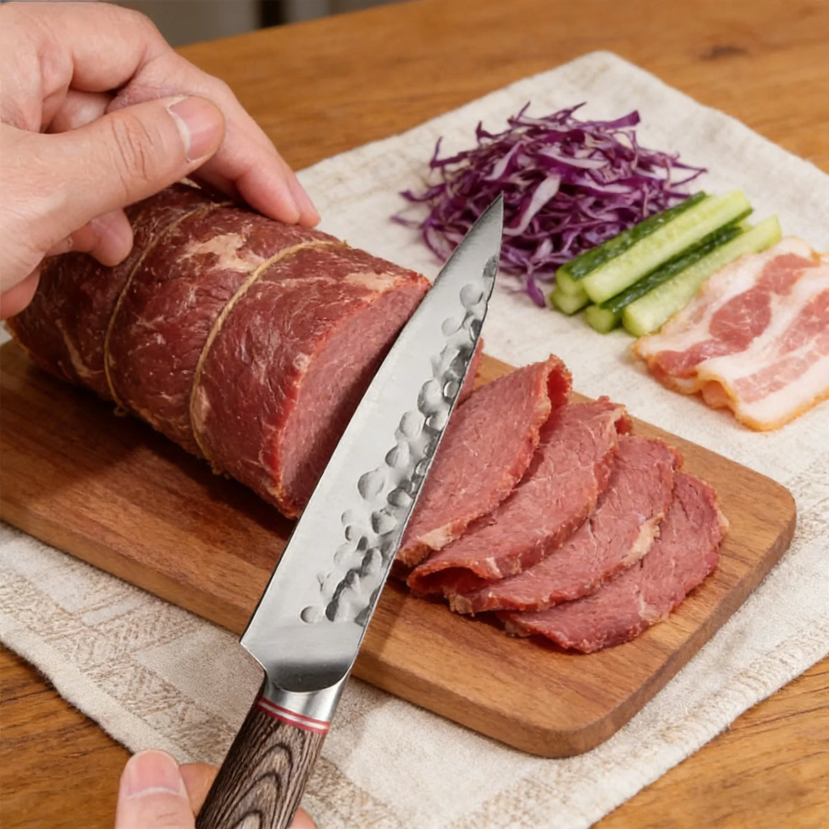 Forged Steel Kitchen Knife – Chef, Paring & Cleaver Knife