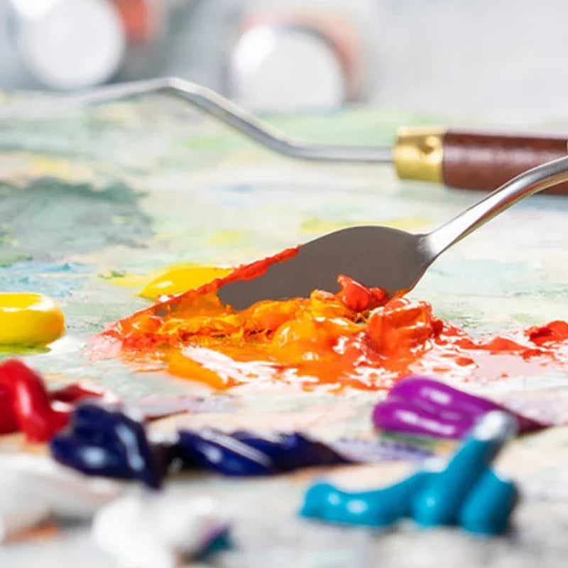 Palette Knife Painting Stainless Steel Spatula Oil Paint Metal Knives