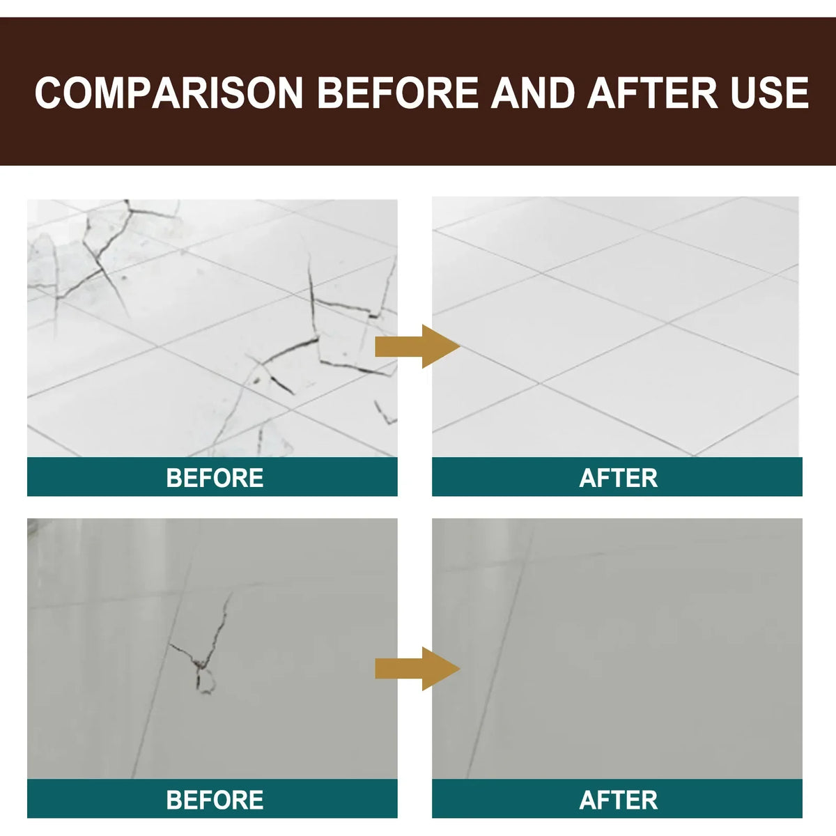 Ceramic Tile Repair Glue | Waterproof Crack & Chip Fix 100ml