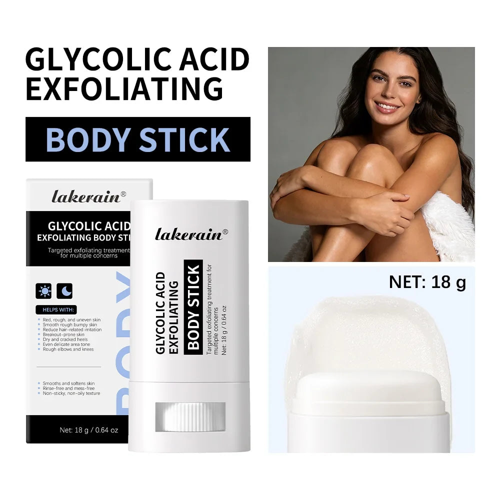Glycolic Acid Exfoliating Body Stick | Deep Hydration & Smooth Skin