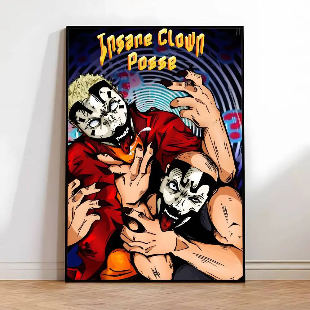 ICP Insane Clown Posse HD Wall Poster – Waterproof & Peel-Stick