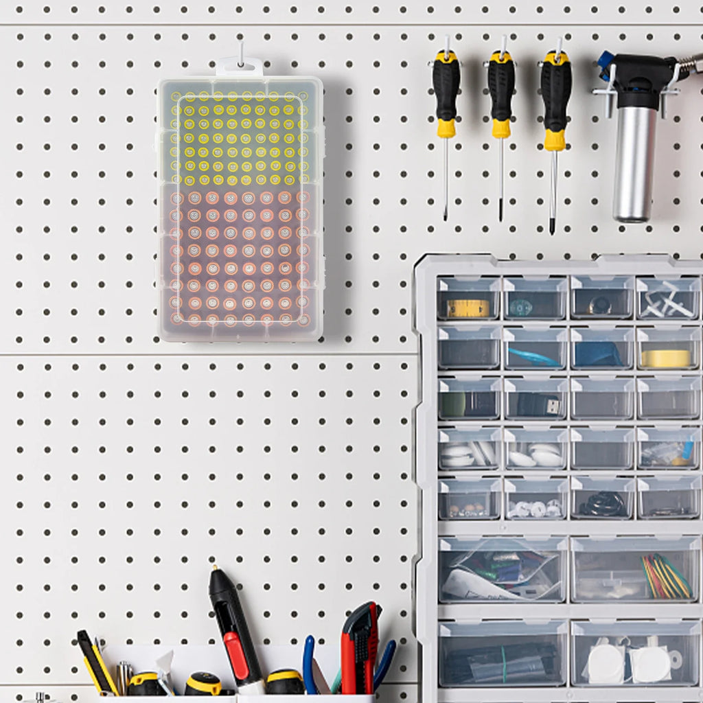 Battery Organizer Case – Stores 134 AA & AAA Batteries