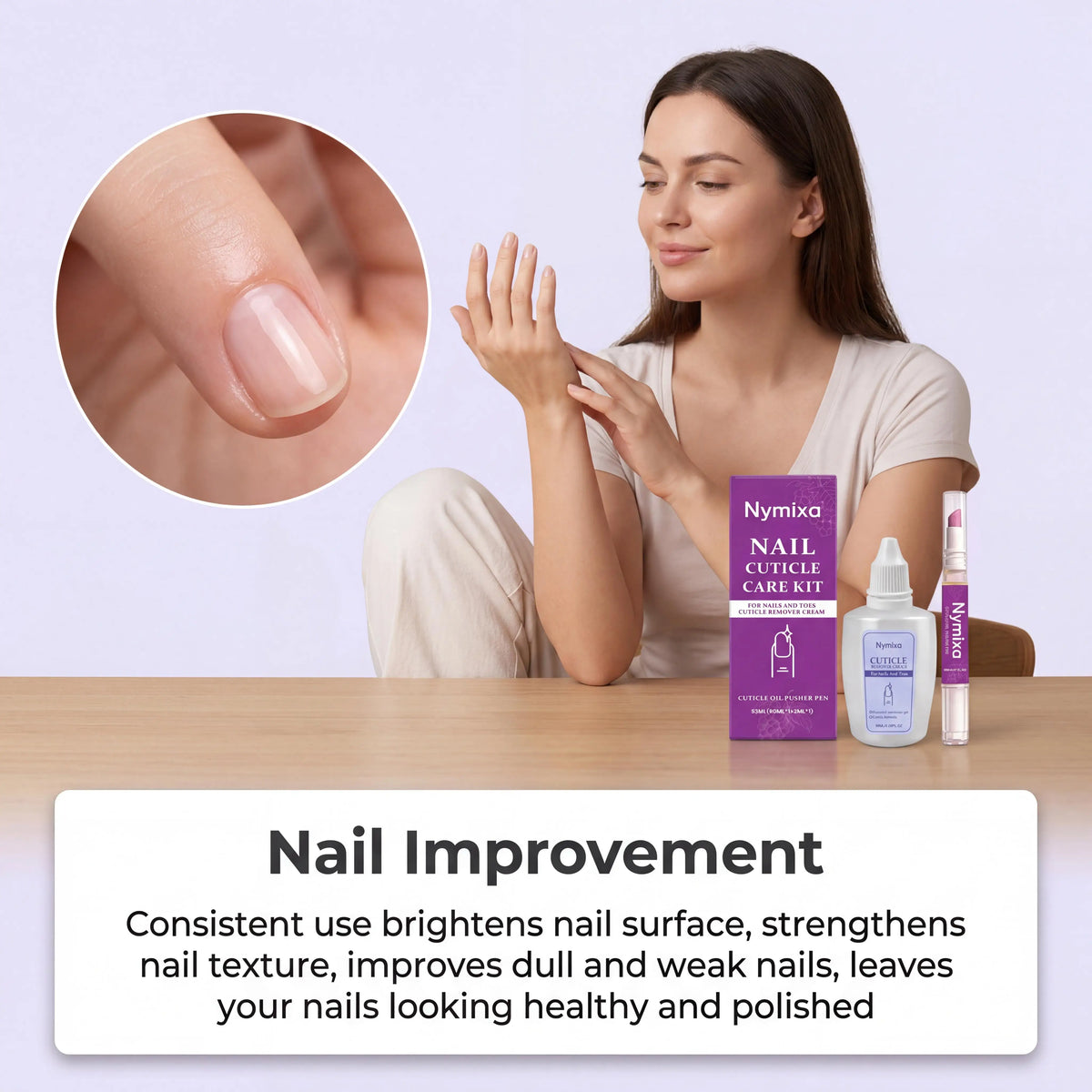 Cuticle Care Kit – Nourishing Oil Pen & Nail Strengthener Set