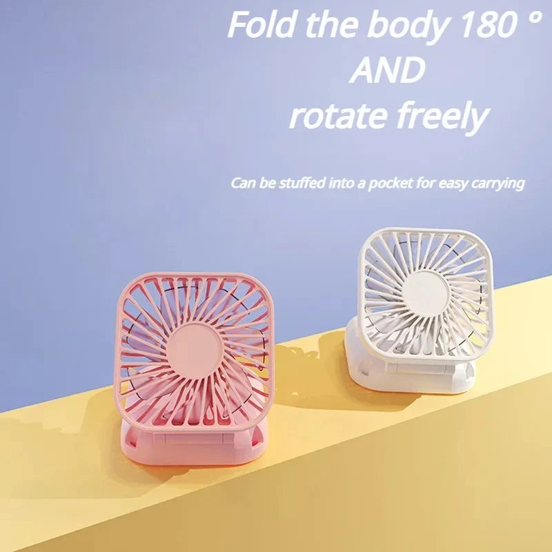 HOMEFISH 3-in-1 Portable Neck Fan – Handheld & Desktop USB Fan