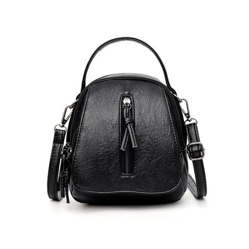 Women's Vintage PU Leather Crossbody Shoulder Bag | Small Purse
