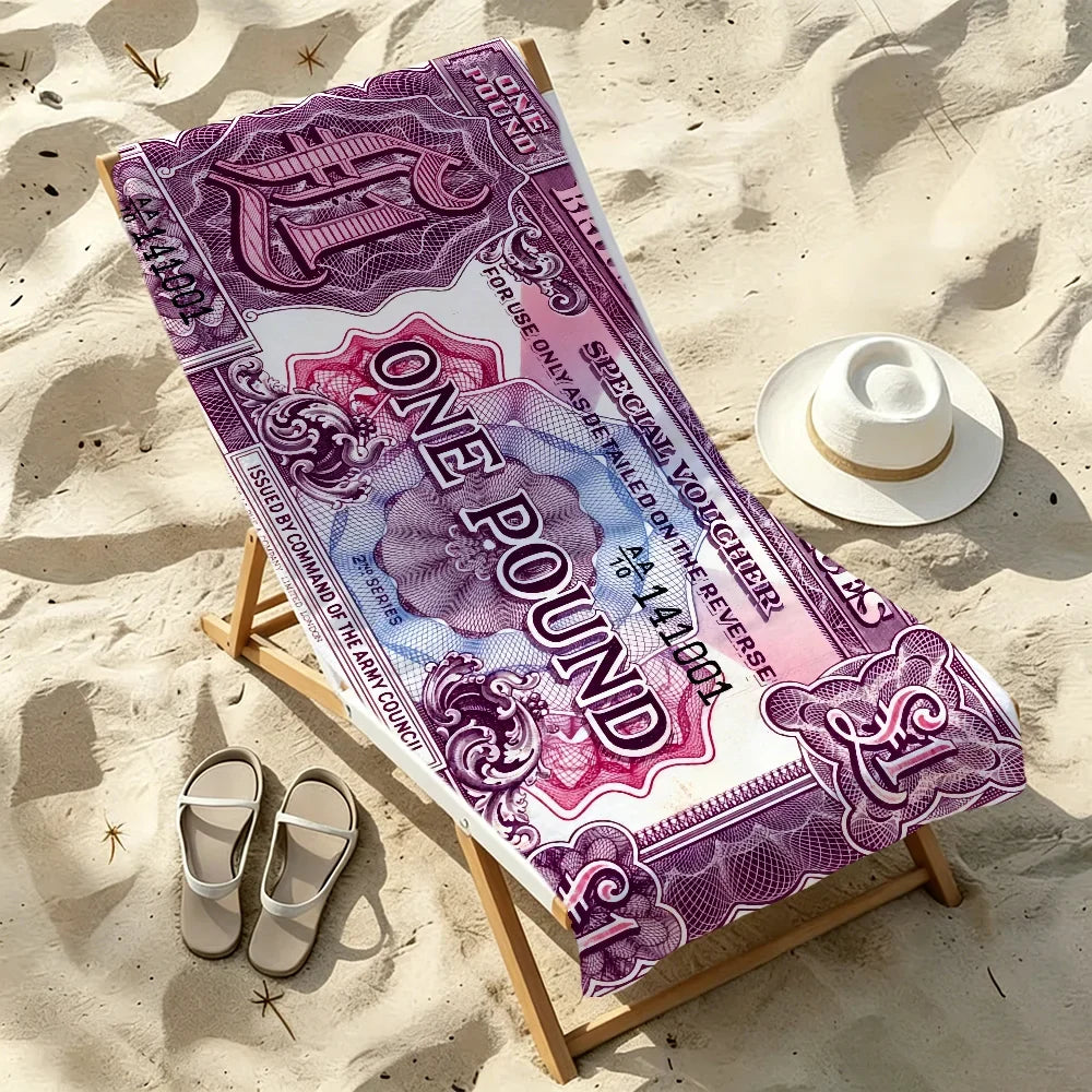 Quick-Dry Microfiber Beach Towel | Pool, Gym & Travel