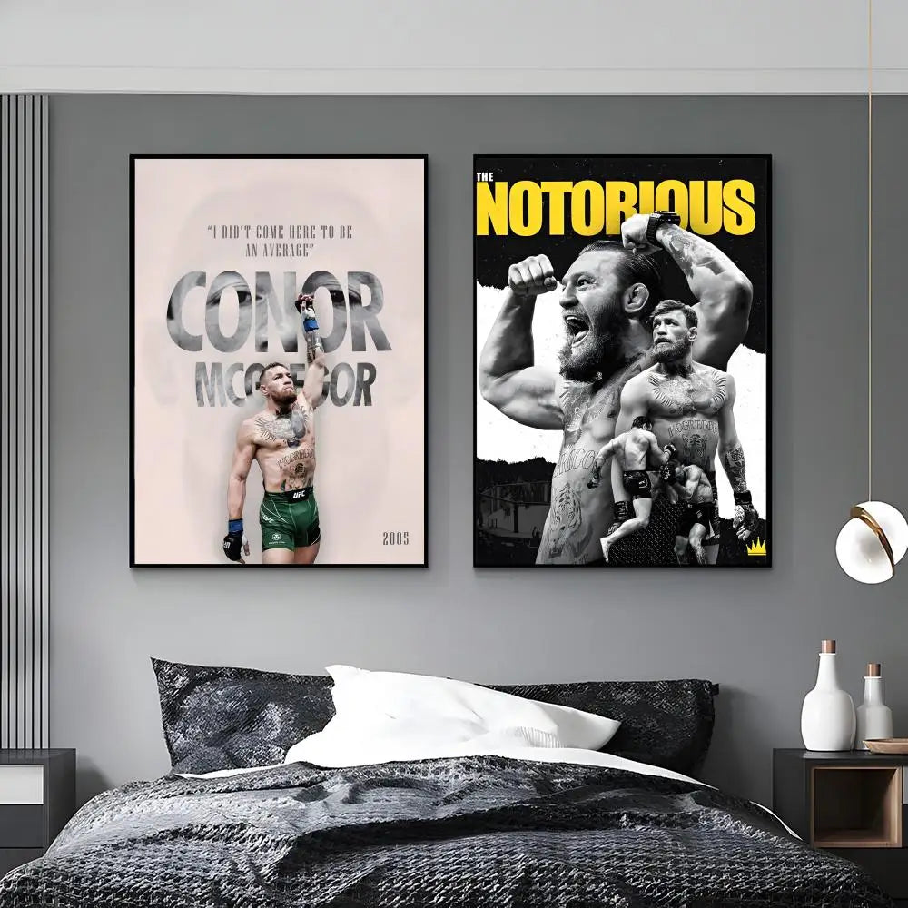 Conor McGregor HD Art Poster – Waterproof Sticky Wall Decor