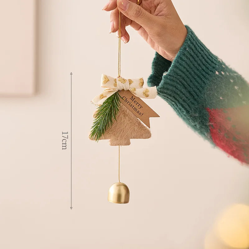Christmas Decorations Bells Wreaths Tree Atmosphere Scene Home Decor