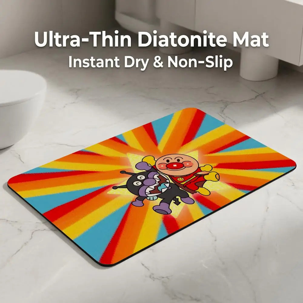 Breadwinners Diatomite Bath Mat – Quick Dry, Non-Slip Floor Mat