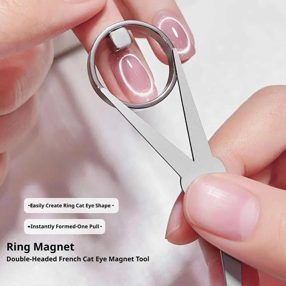 3D Cat Eye Nail Magnet Tool – Circular Magnetic Gel Polish Guide