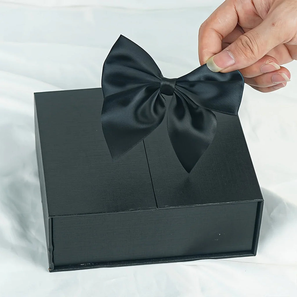 Valentine's Day Box Rose Flower Ring Necklace Jewelry Soap Present