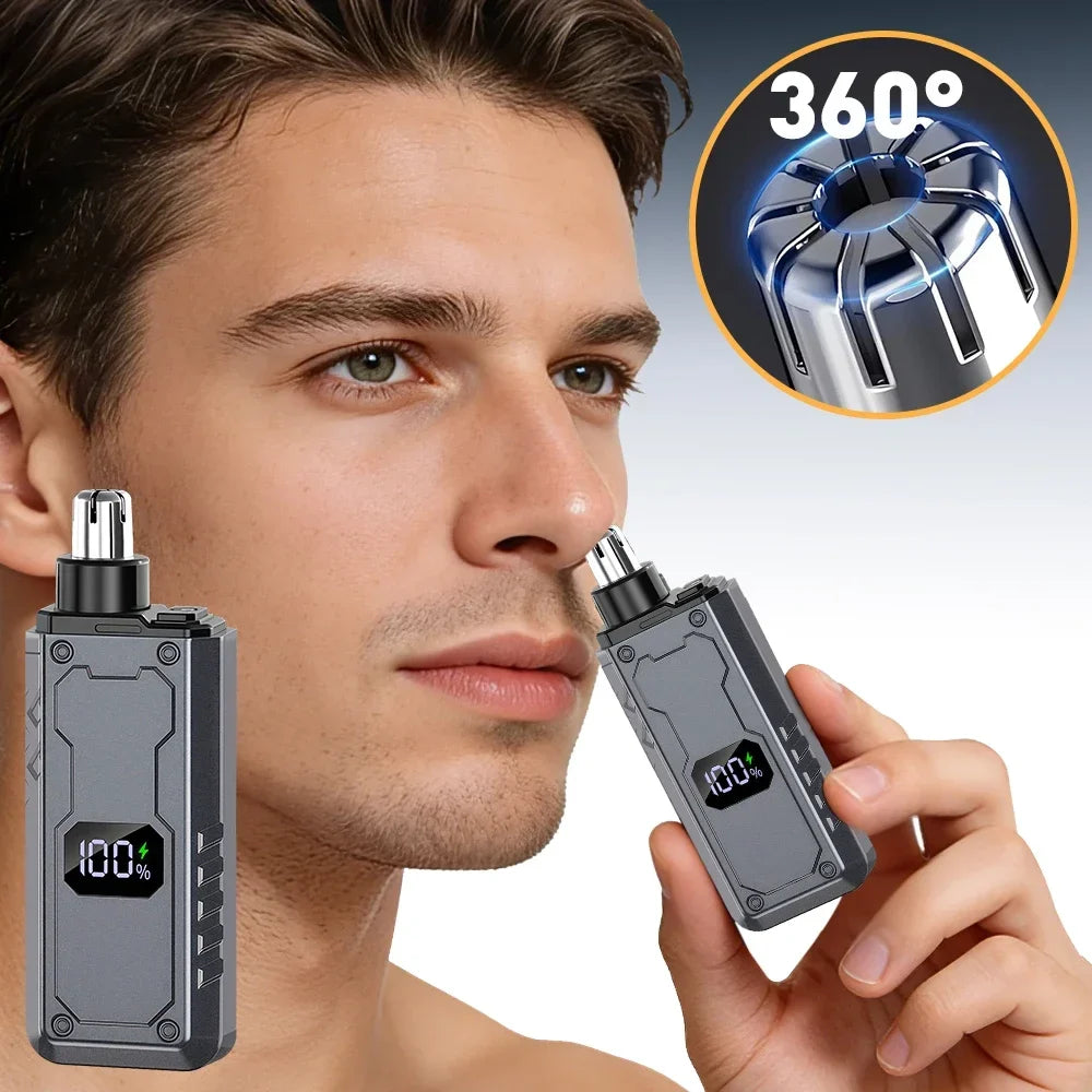 AFDEAL Electric Nose Hair Trimmer 12000RPM USB Rechargeable