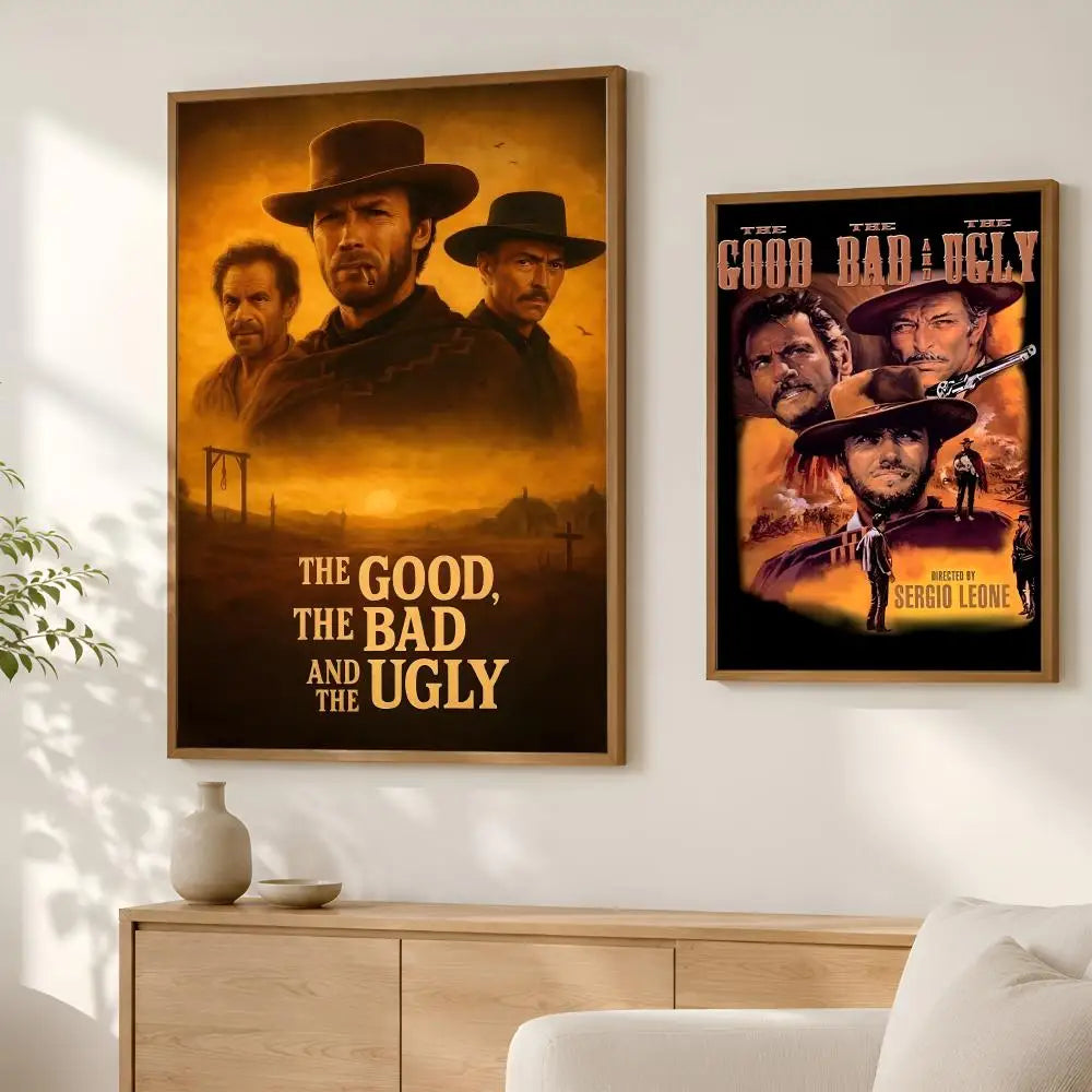 The Good The Bad & The Ugly HD PVC Self-Stick Wall Poster