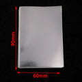 100 PCS Transparent Card Sleeves 9×6cm | PVC Card Protectors
