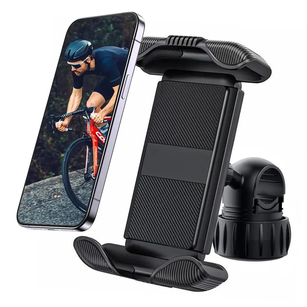360° Bike & Motorcycle Phone Mount Handlebar Holder 4–7"