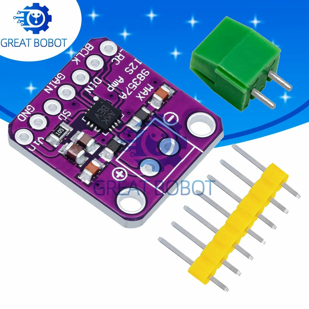 MAX98357 3W Class D I2S DAC Amplifier Breakout Board