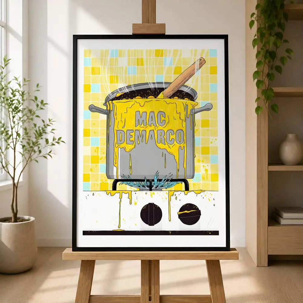 Mac DeMarco Waterproof PVC Wall Poster – Peel & Stick HD Art