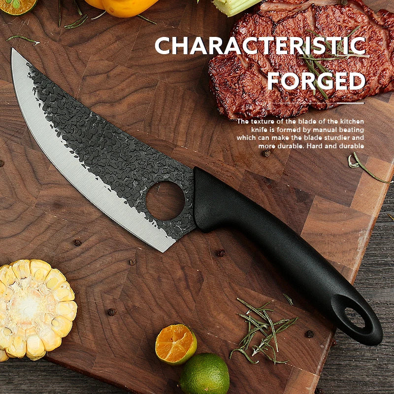 5.5" Forged Boning Knife with Finger Hole | Stainless Steel