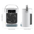 Portable USB Mist Fan 700ml | RGB Light, 3 Speeds & Timer