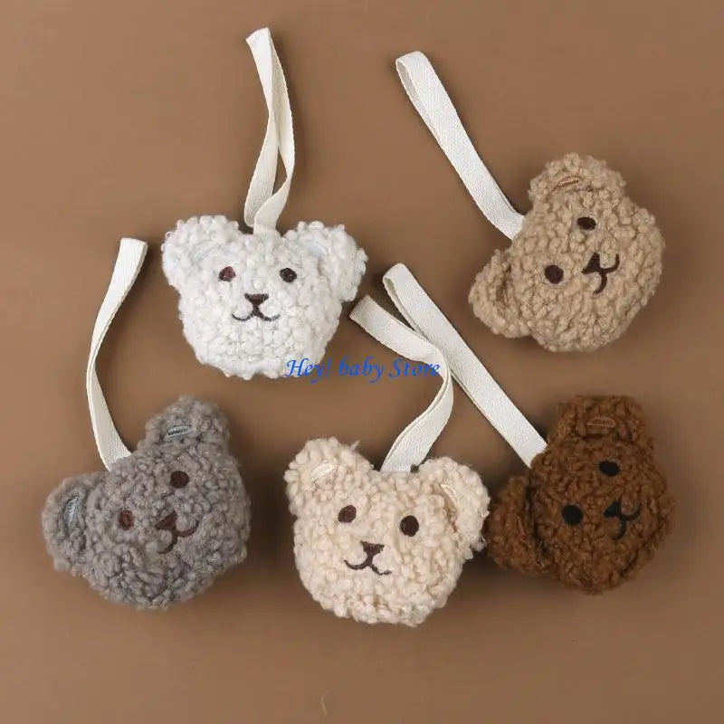 Baby Bear Pacifier Clip Chain Pendant Holder for Newborns