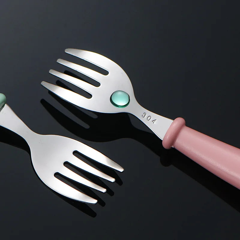 304 Stainless Steel Portable Cutlery Set – Fork, Spoon & Box