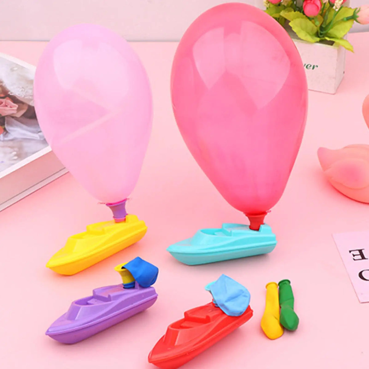 DIY Balloon Boat Science Toy – Kids Bath & Party Favor