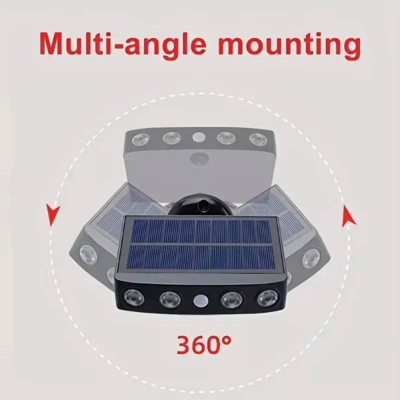 Solar LED Motion Sensor Outdoor Wall Light | IP44 Waterproof