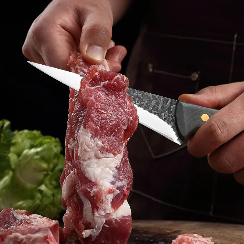 InLeung Stainless Steel Boning & Filleting Knife – Wood Handle