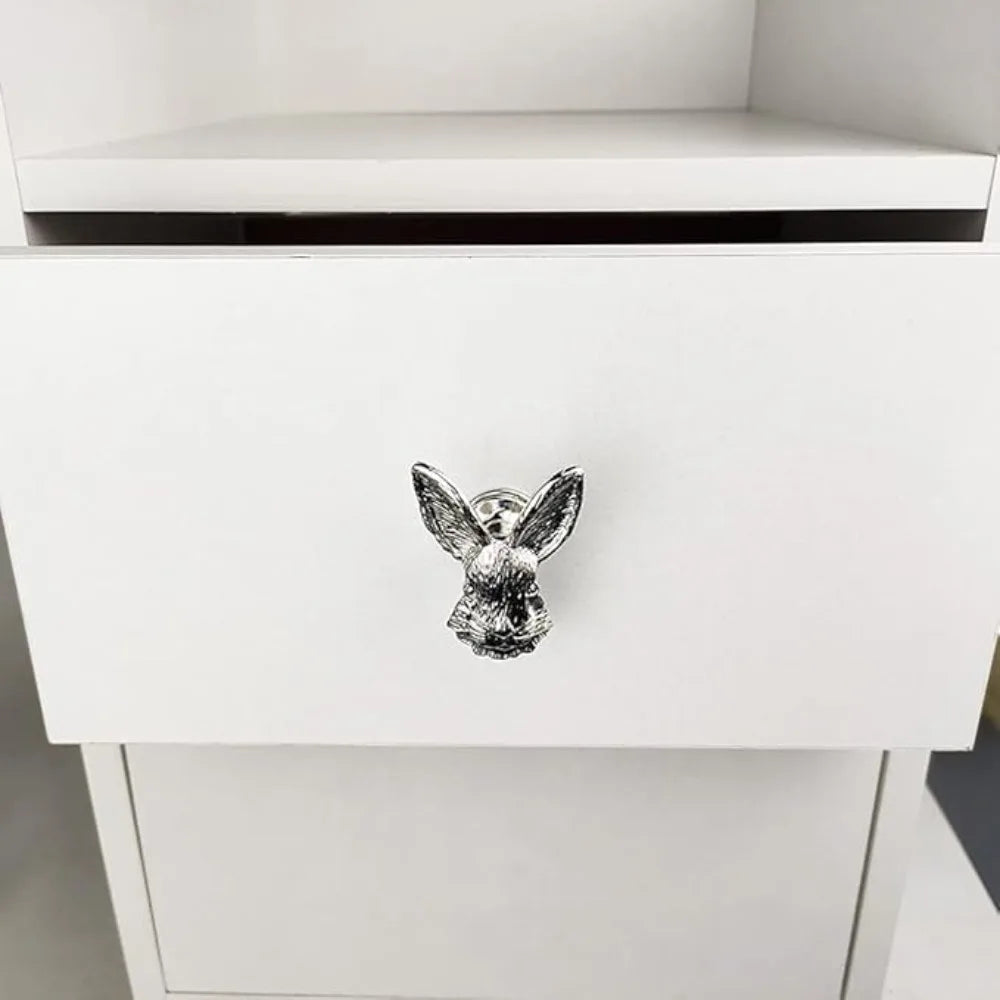 Retro Easter Bunny Brooch Pin | Zinc Alloy Rabbit Badge