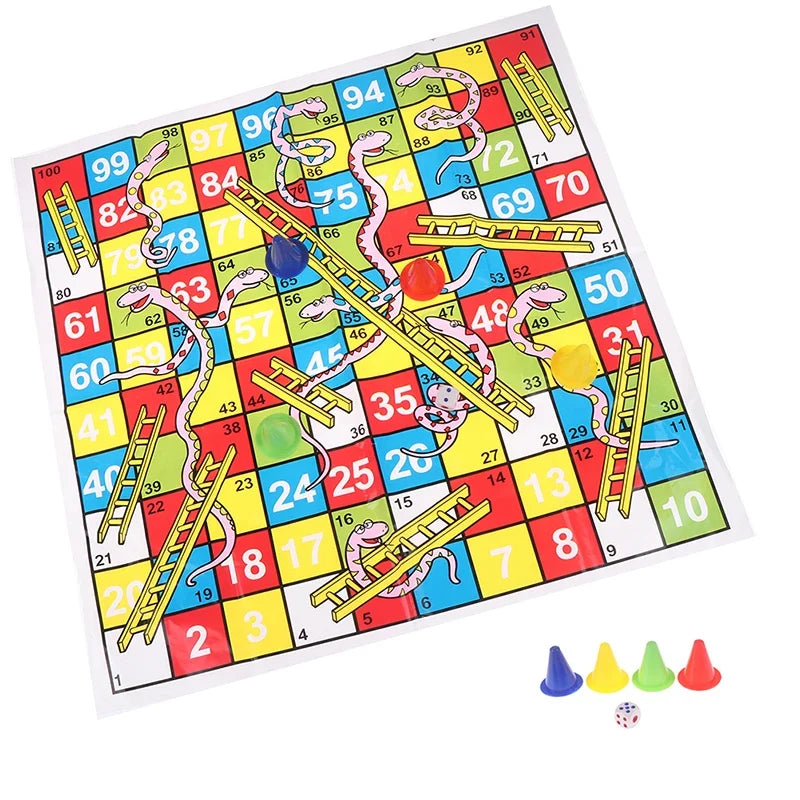 Snakes & Ladders Board Game – Family Fun for Kids Ages 5+