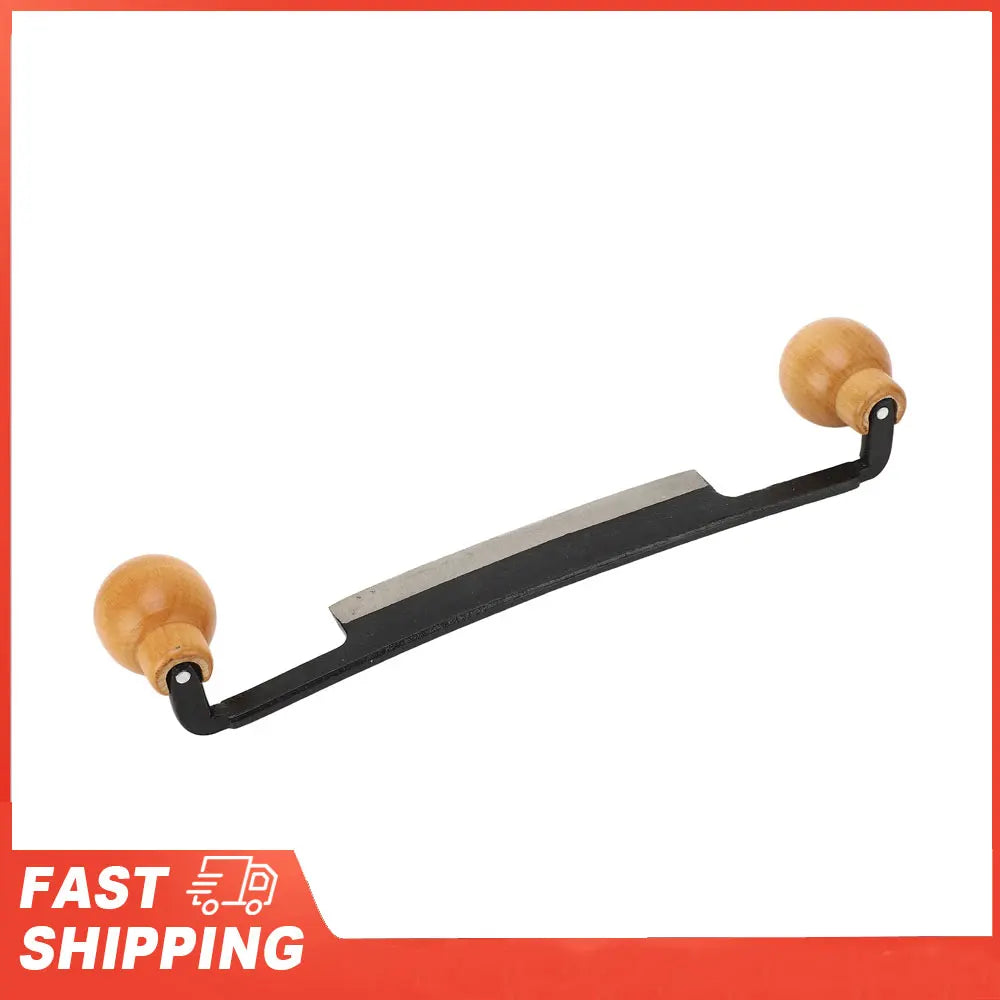 Straight Draw Knife Double Anti Slip Wooden Handle Incisive Tungsten