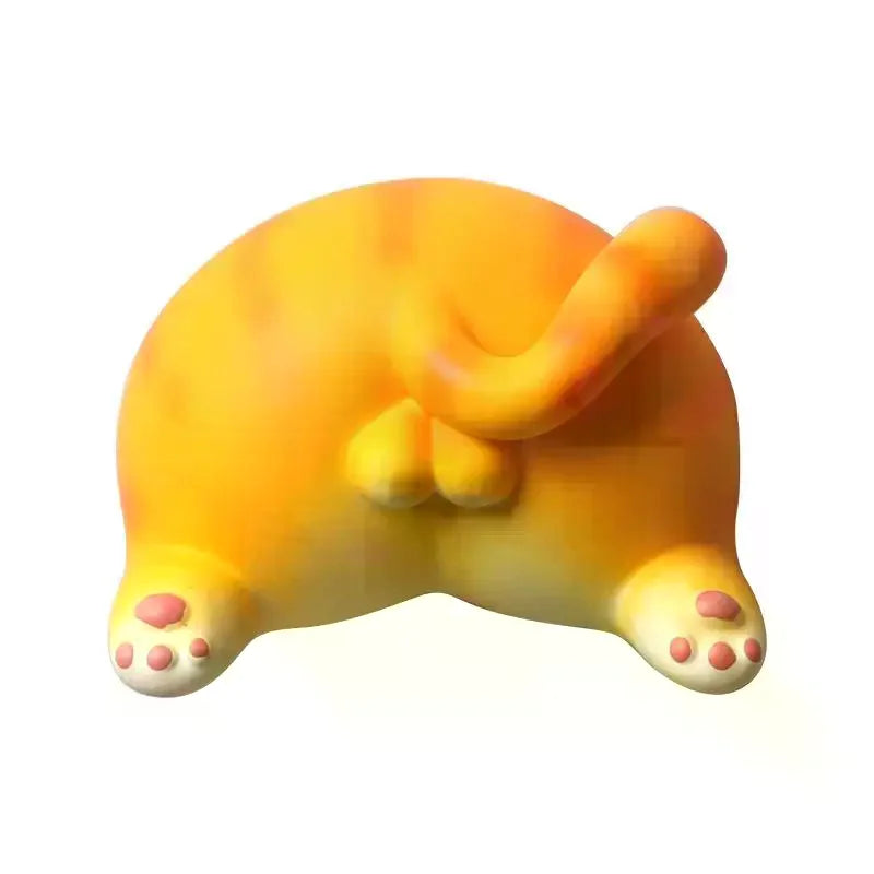 Cute Cat Butt Resin Fridge Magnets | Funny Cartoon Decor
