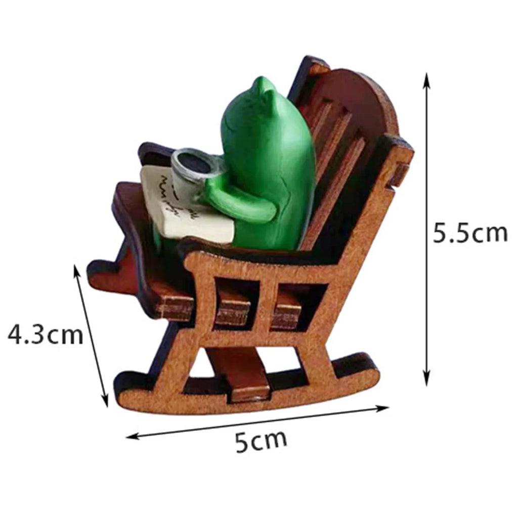 Christmas Miniature Wooden Chair Ornaments | Doll House Décor