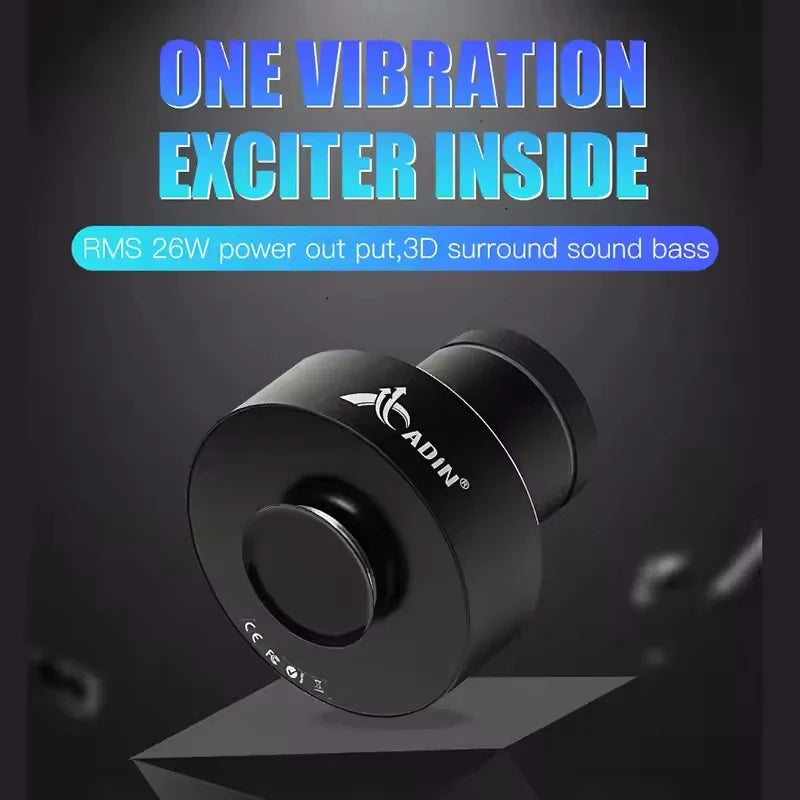 AyeBeau 26W Vibro Bluetooth Subwoofer Portable Speaker – Bass
