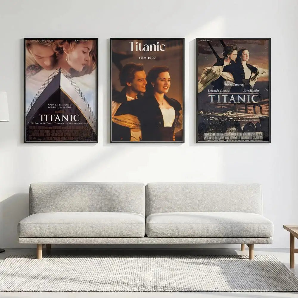 Titanic Movie Poster – HD Waterproof Sticky Wall Art Print