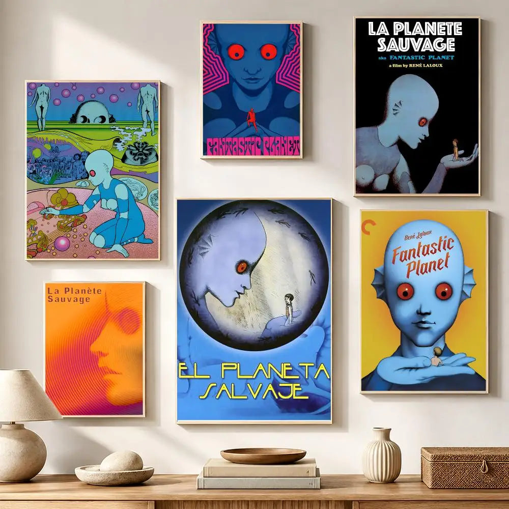 Fantastic Planet Poster HD Waterproof Wall Sticker | Home Décor