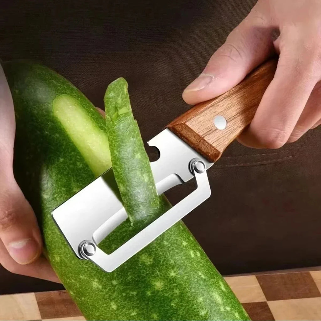 2-Piece Stainless Steel Vegetable Peeler & Kitchen Slicer Set