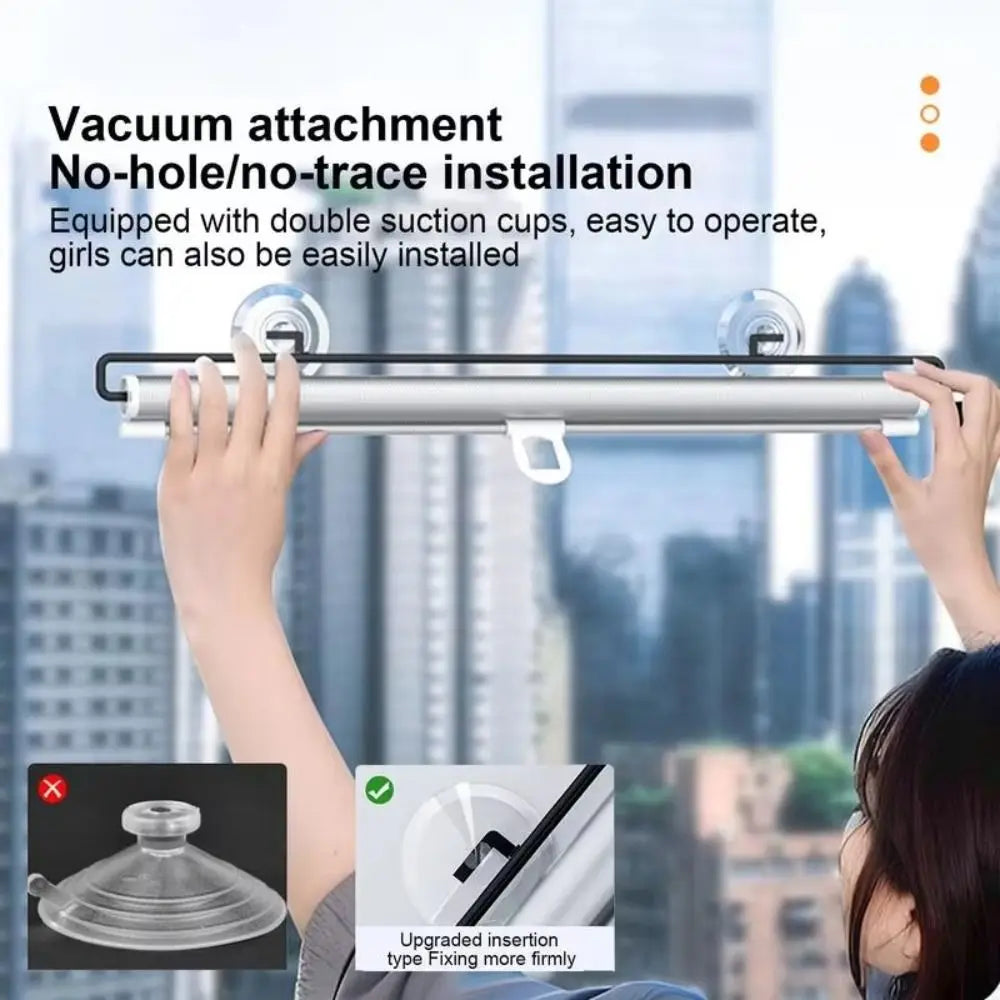 Retractable Car Window Sunshade – UV Blocking Roller Blind