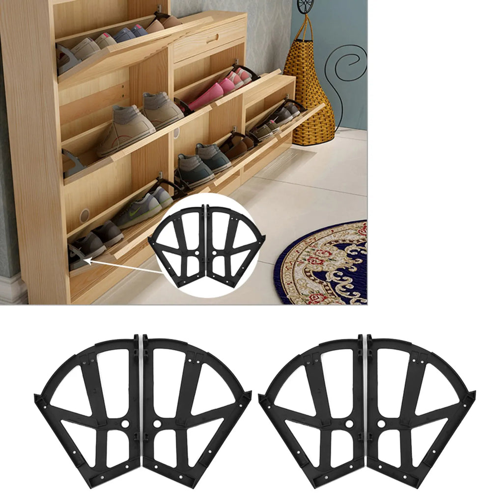 Home Furniture Shoes Drawer Cabinet Hinge Plate Frame Turning Rack
