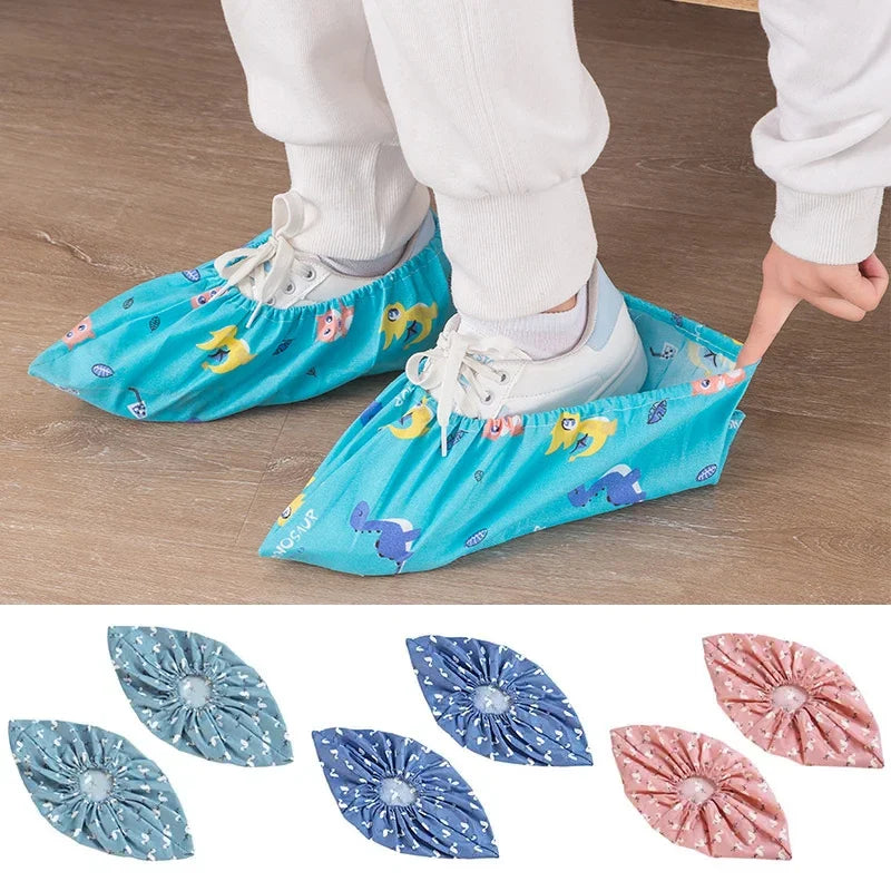 Reusable Non-Slip Indoor Shoe Covers | Washable Overshoes