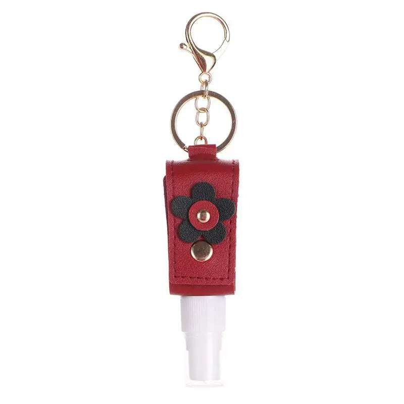 30ml Refillable Spray Bottle Keychain | Faux Leather & Tassel