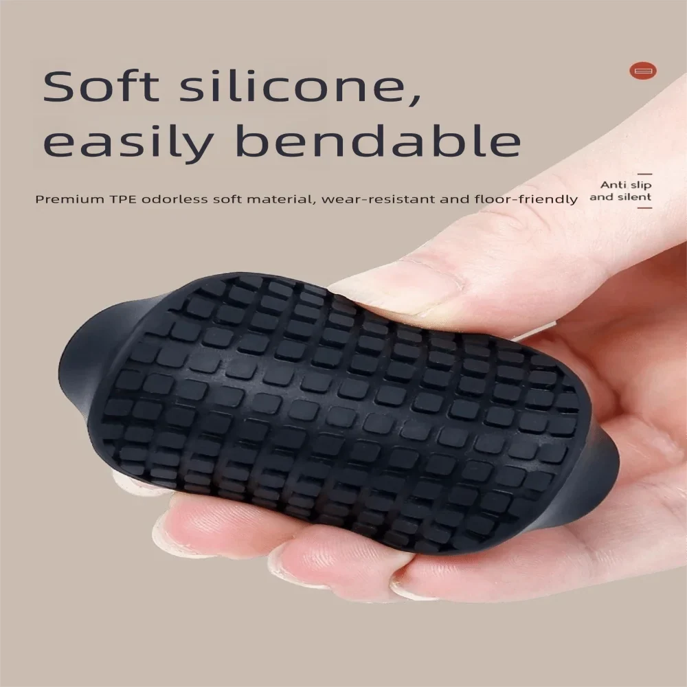 Suction Cup Furniture Coasters Silicone Non Slip Wheel Stoppers Anti