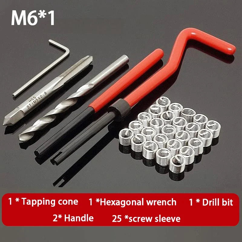Metric Thread Repair Insert M5 M6 M8 Car Coil Tool 0 8Thread