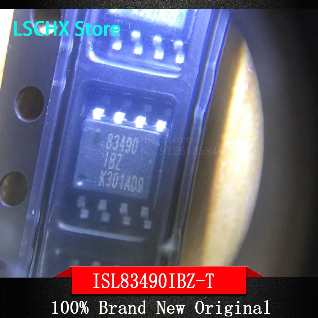 5-Pack ISL83490IBZ-T SOIC-8 3.3V 10Mbps RS-485 Transceiver IC