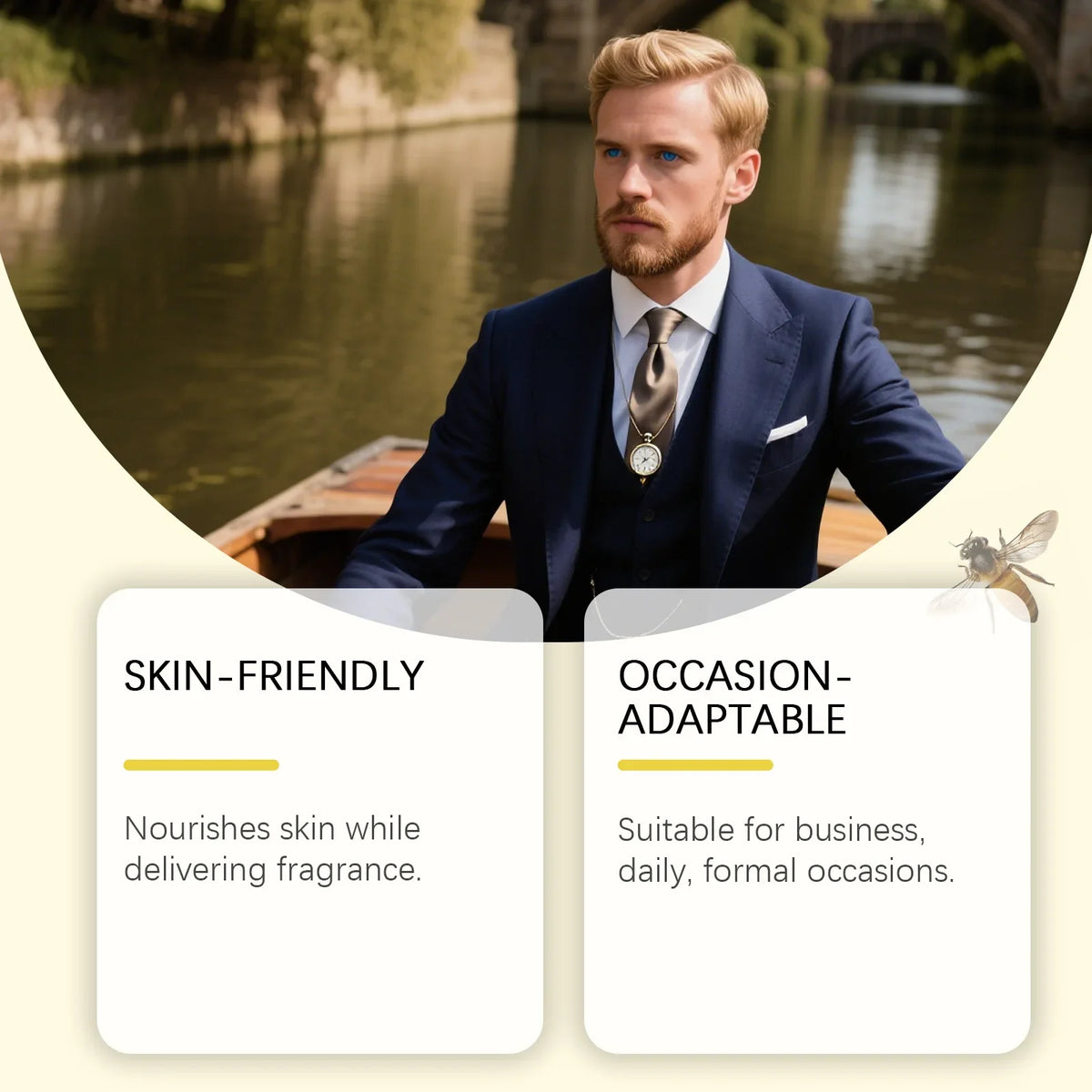 Roxelis Men's Solid Perfume Set – Fresh Long-Lasting Fragrance